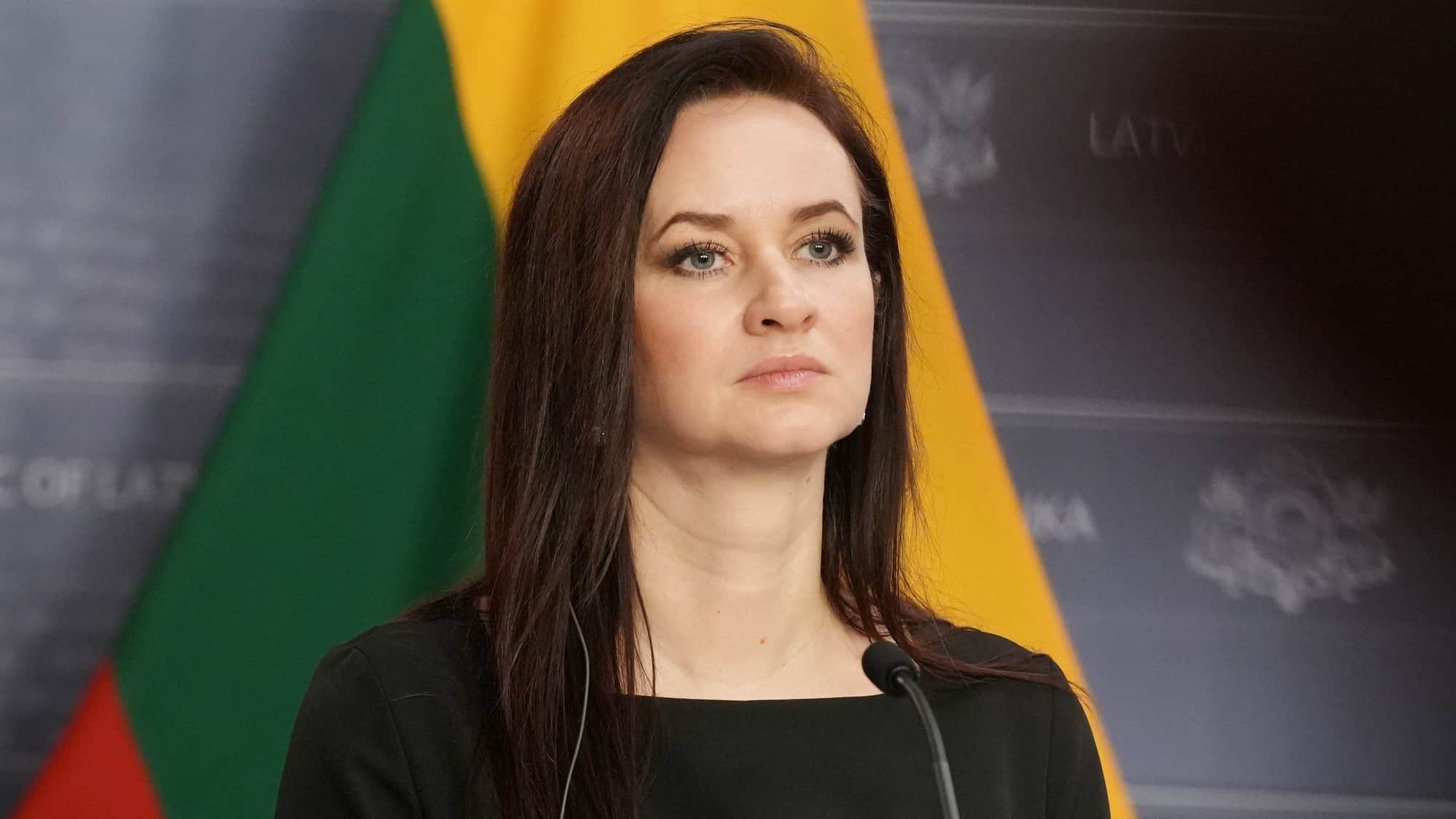 Премєрка Литви Інга Ругінене виступає про добру волю Мінська для діалогу з Білоруссю