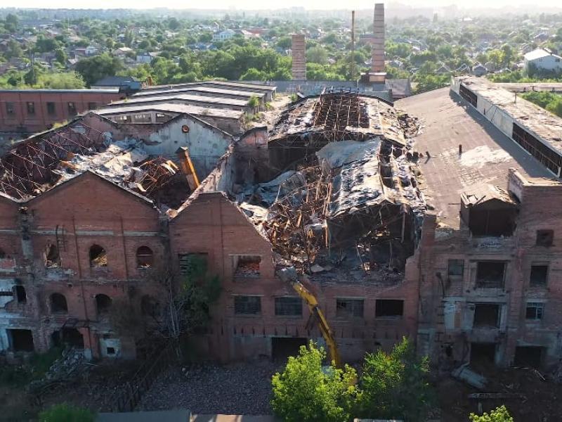 Знищені цехи дронзаводу Атлант Аеро в Таганрозі після удару ЗСУ
