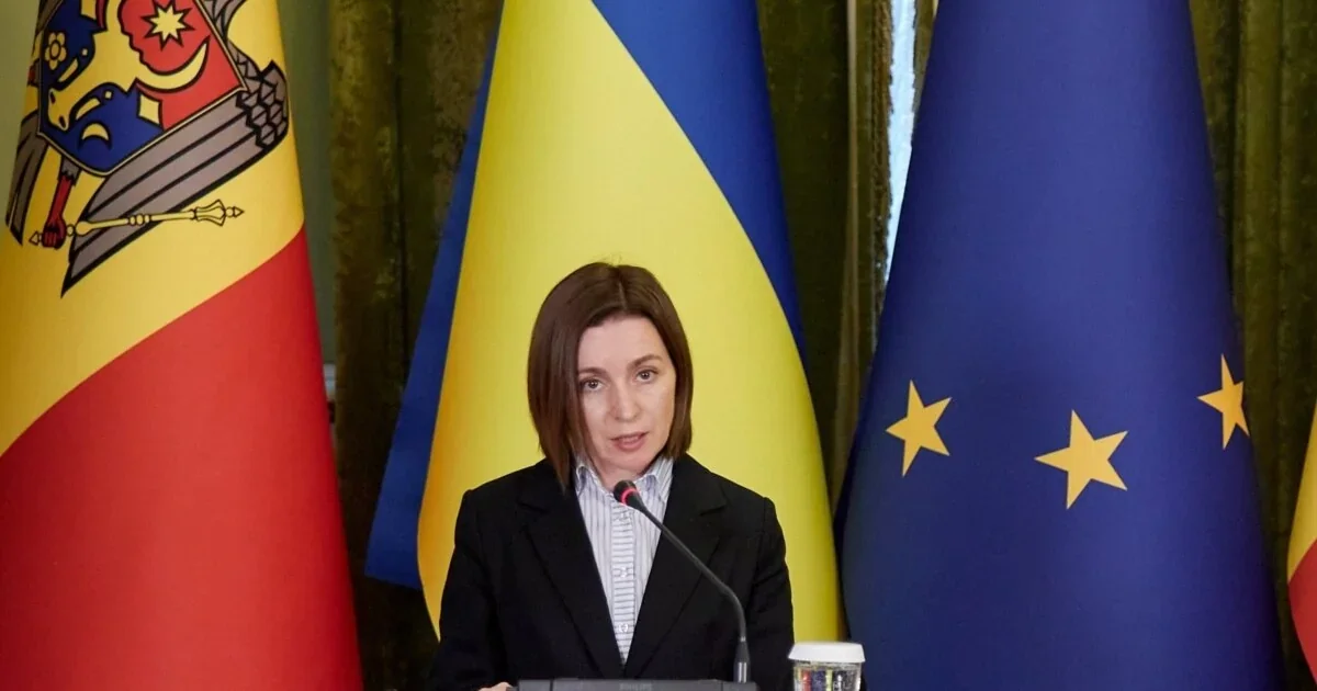Мая Санду на форумі закликає посилити тиск на Росію