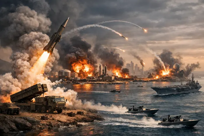 Американські кораблі відбивають ракетні удари Ірану в Ормузькій протоці