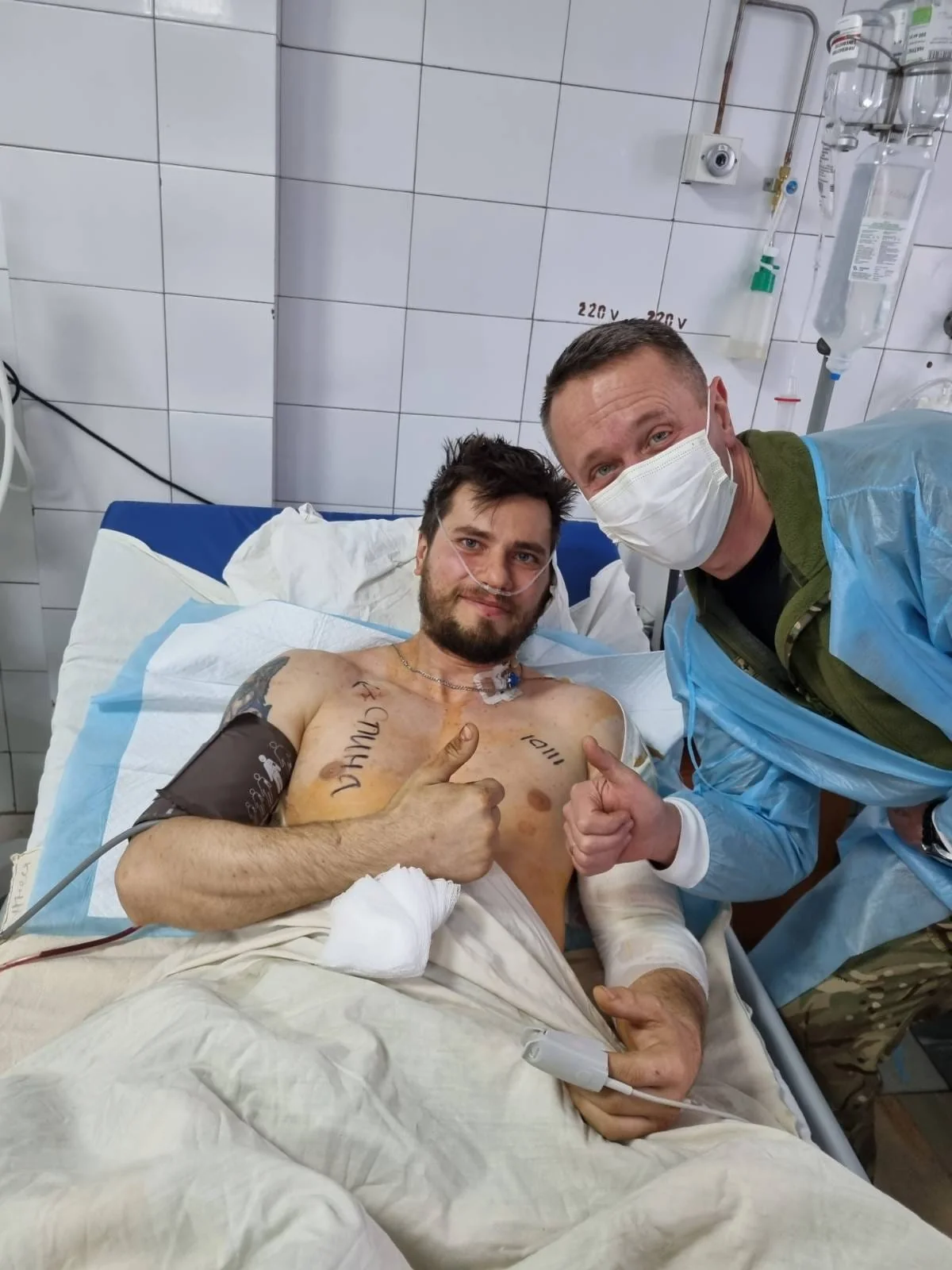 Поранений колаборант Дудка в лікарні після удару дрона в Скадовську