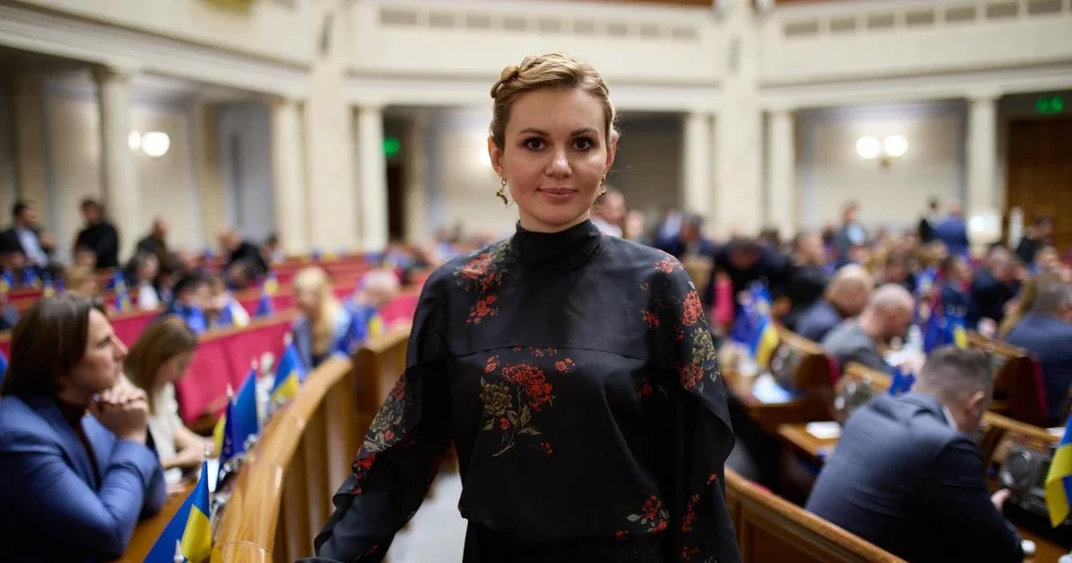 Народна депутатка Ганна Скороход у сесійній залі Верховної Ради