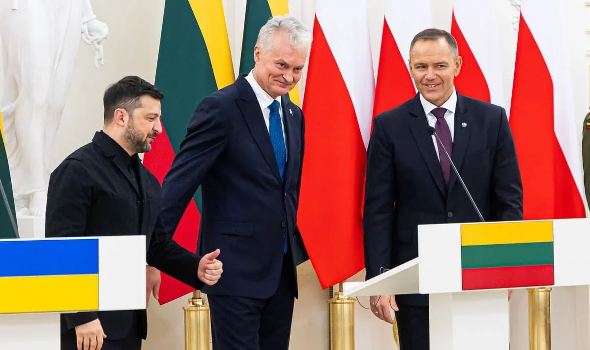 Гітанас Науседа з лідерами України та Польщі на переговорах