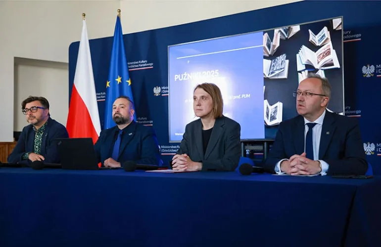 Марта Ченковська на прес-конференції щодо пошукових робіт у Пужниках