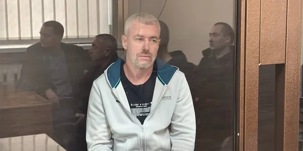 Сергій Шалаєв у залі Приморського суду Одеси під час оголошення вироку