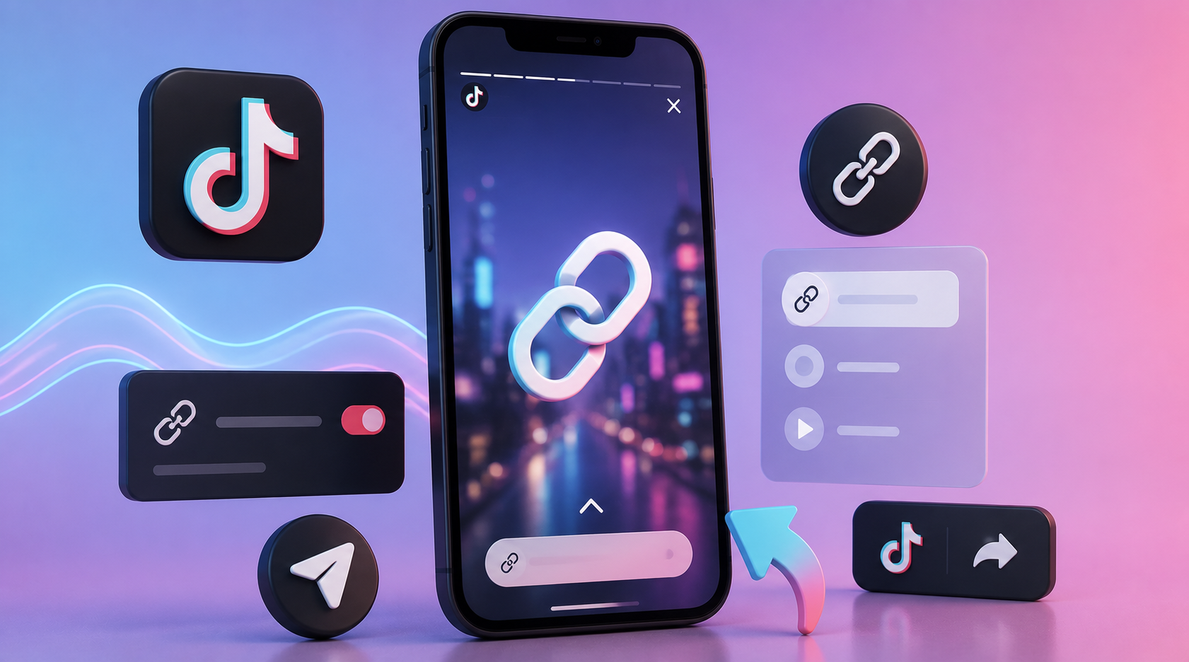 Як налаштувати перехід за посиланням у сторіс TikTok