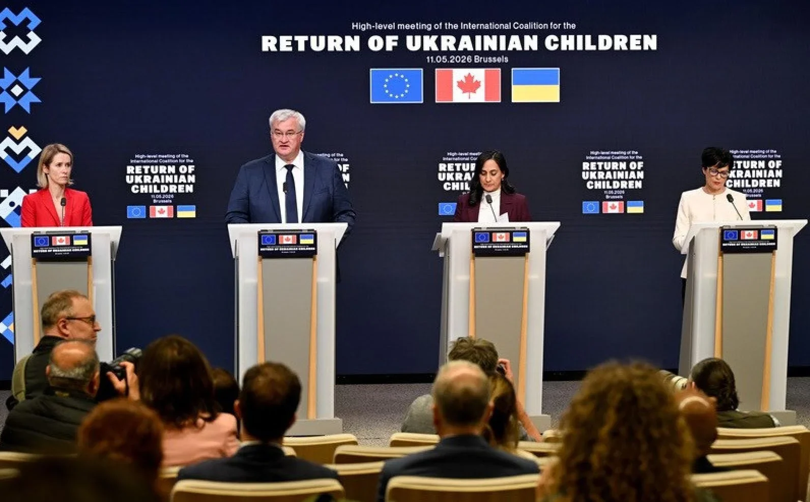 Високорівнева зустріч коаліції за повернення викрадених українських дітей у Брюсселі