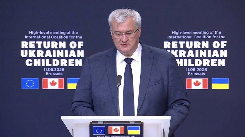 Андрій Сибіга на зустрічі Міжнародної коаліції за повернення українських дітей у Брюсселі
